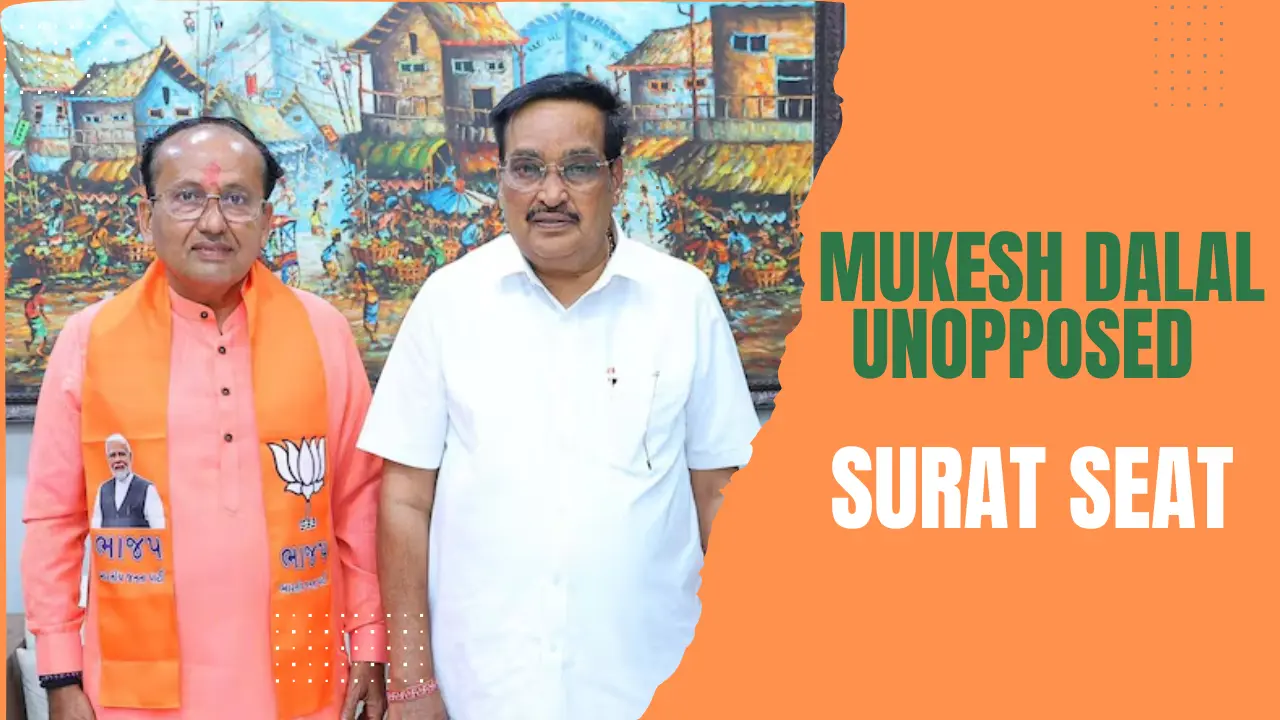 Mukesh Dalal Unopposed Surat Seat